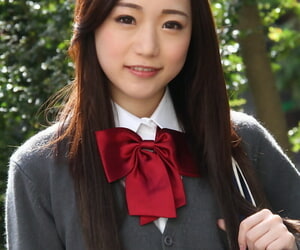 In polvere giapponese schoolgirl..